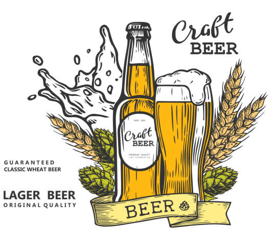 Beer logo example