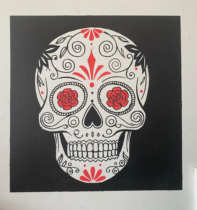 Day of the dead logo design